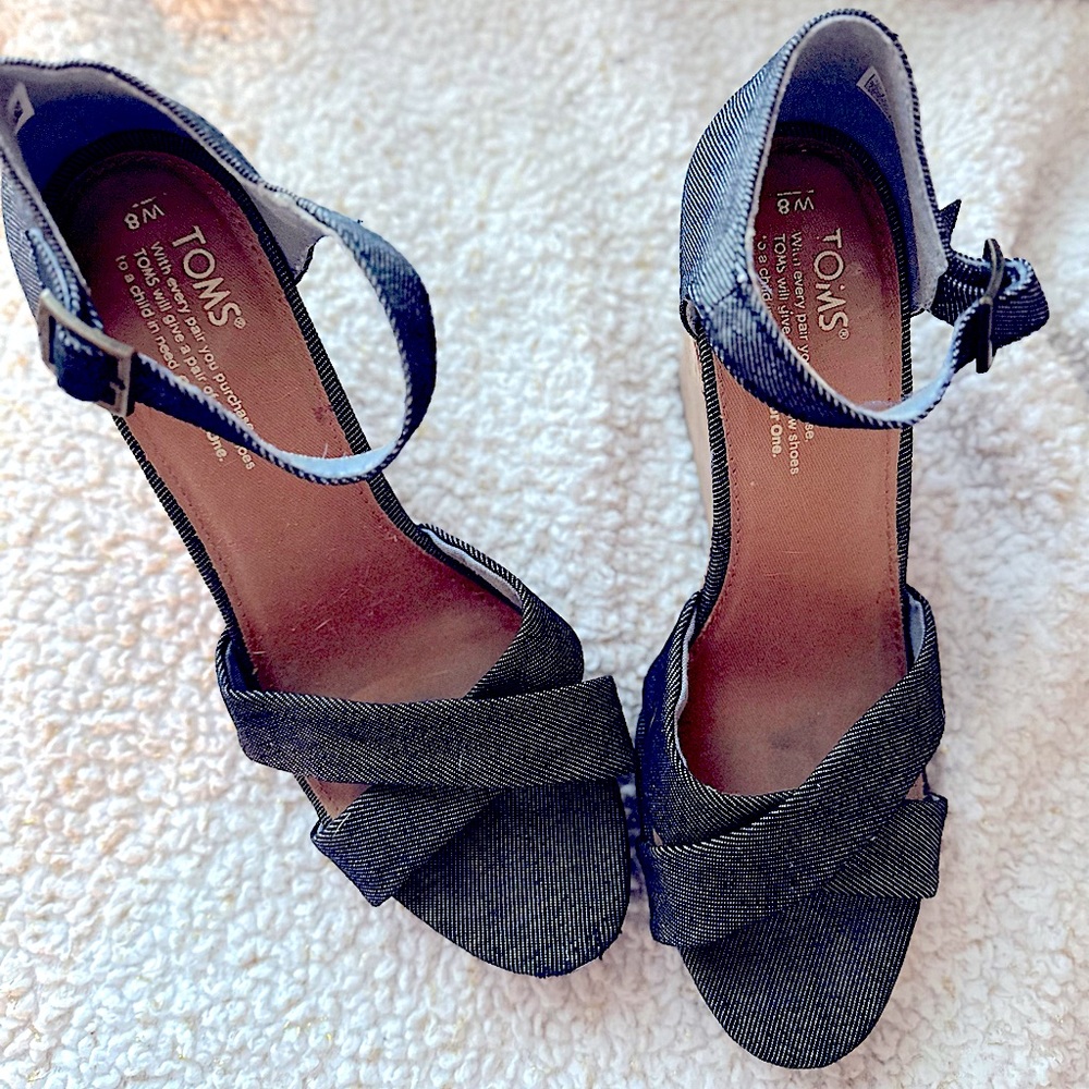 Toms Cork Wedge